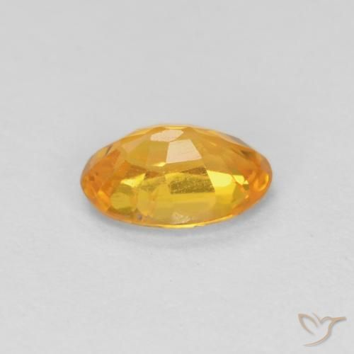 0.51克拉天然蓝宝石，椭圆形，VVS-VS
