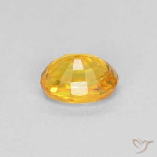 0.73克拉天然蓝宝石，椭圆形，VVS
