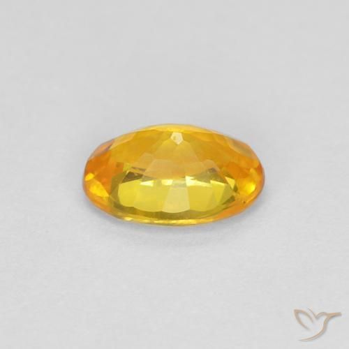 0.59克拉天然蓝宝石，椭圆形，VVS