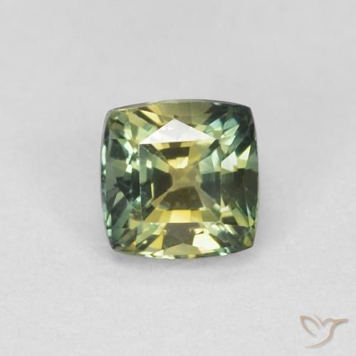 0.65ct 天然 彩色 蓝宝石, 软垫, VVS