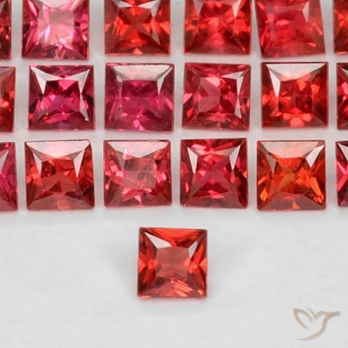 0.11ct 天然 粉红色 蓝宝石, 正方形, VS