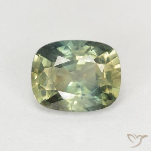 1.40ct 天然 彩色 蓝宝石, 软垫, VS