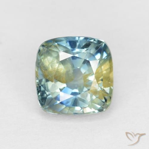 1.15ct 天然 彩色 蓝宝石, 软垫, VS