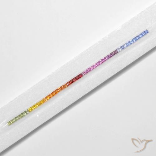 5.96克拉天然蓝宝石，正方形，VS