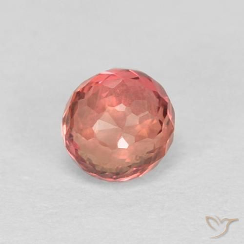0.40ct 天然 红灯 蓝宝石, 圆形的, VVS