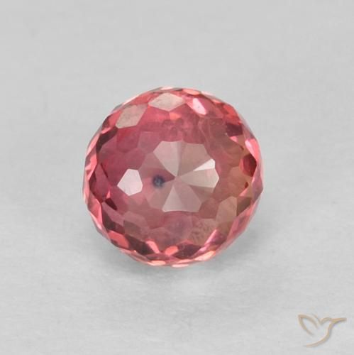 0.48ct 天然 粉红色 蓝宝石, 圆形的, VVS-VS