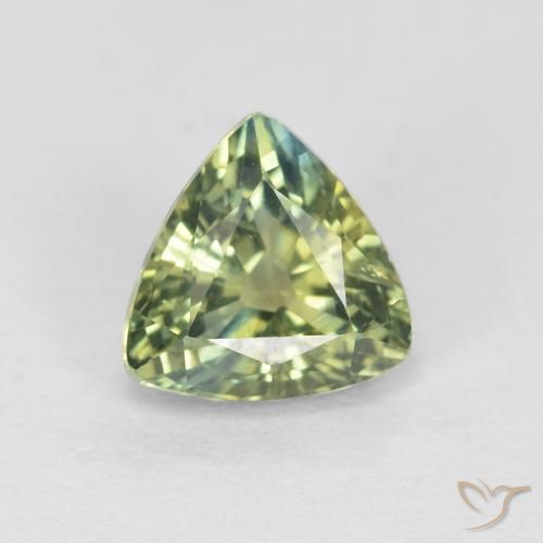 1.03ct 天然 彩色 蓝宝石, 胖三角形, VVS-VS