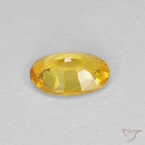 0.44克拉天然蓝宝石，椭圆形，VVS