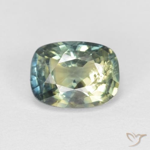 1.18ct 天然 彩色 蓝宝石, 软垫, VS-SI