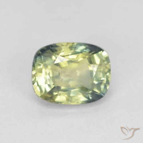 1.06ct 天然 彩色 蓝宝石, 软垫, VVS-VS