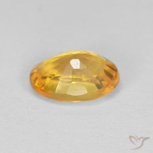 0.65克拉天然蓝宝石，椭圆形，VVS