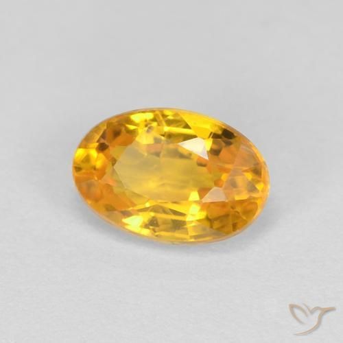 0.66克拉天然蓝宝石，椭圆形，VVS