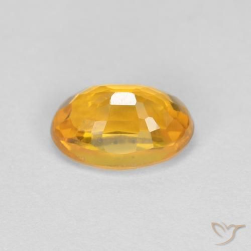 0.66克拉天然蓝宝石，椭圆形，VVS