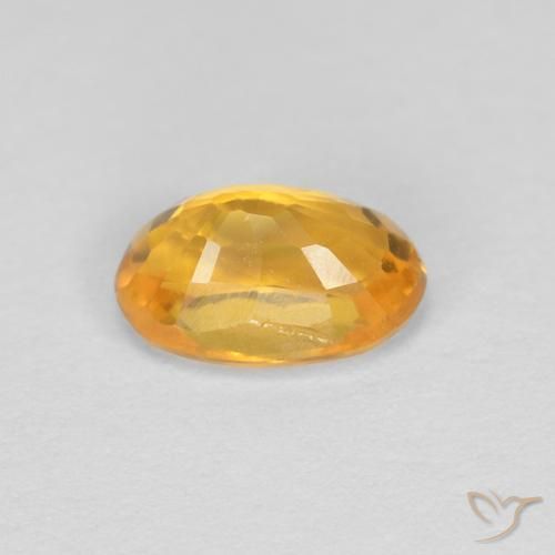 0.55克拉天然蓝宝石，椭圆形，VVS