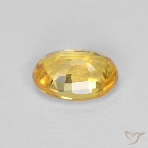 0.59克拉天然蓝宝石，椭圆形，VVS