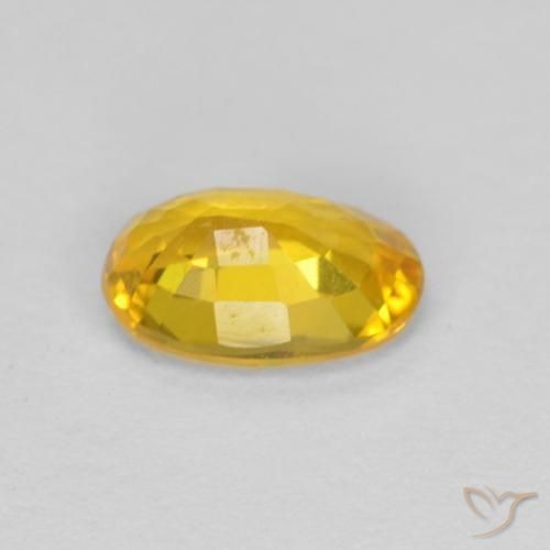 0.60克拉天然蓝宝石，椭圆形，VS