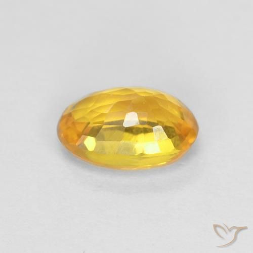 0.60克拉天然蓝宝石，椭圆形，VVS