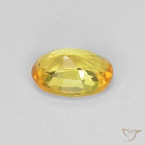 0.57克拉天然蓝宝石，椭圆形，VS