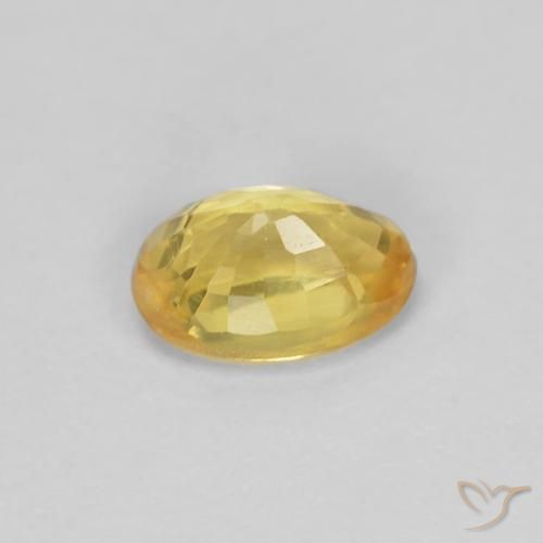 0.65克拉天然蓝宝石，椭圆形，VVS-VS