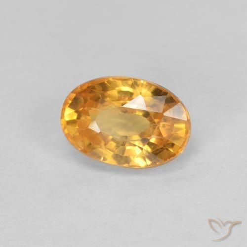 0.75克拉天然蓝宝石，椭圆形，VVS