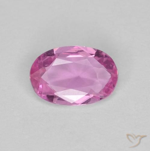 0.41ct 天然 深粉色 蓝宝石, 椭圆形, VVS-VS