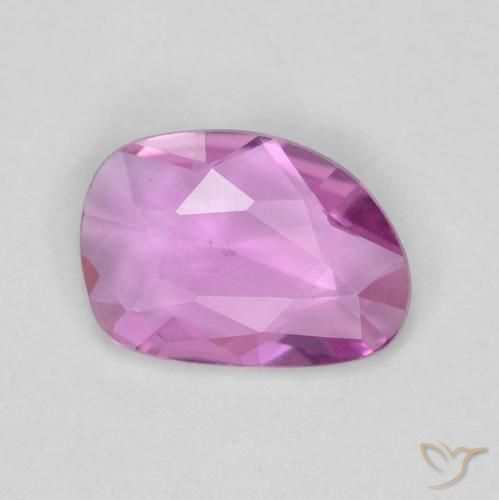 0.55ct 天然 深粉紫 蓝宝石, 花式切割, VVS-VS