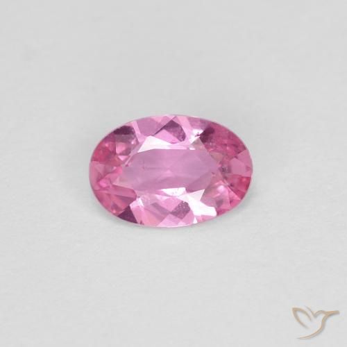 0.44ct 天然 皇家紫粉色 蓝宝石, 椭圆形, VS