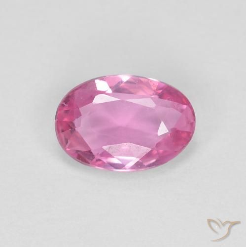 0.47ct 天然 中粉红色 蓝宝石, 椭圆形, VVS