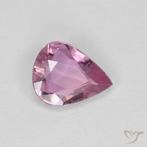 0.47ct 天然 中紫色 蓝宝石, 梨形, VS
