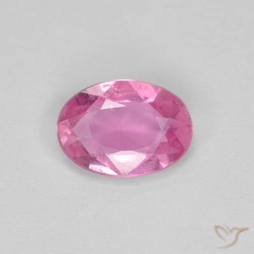0.44ct 天然 皇家紫粉色 蓝宝石, 椭圆形, VS