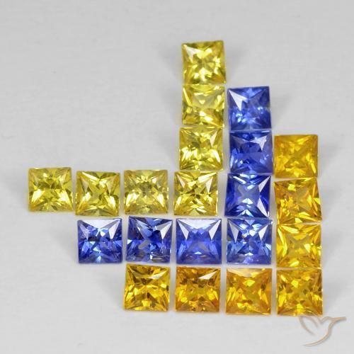3.51克拉天然蓝宝石，正方形，VS
