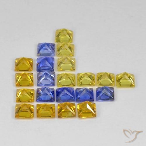 3.51克拉天然蓝宝石，正方形，VS