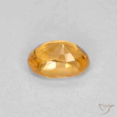 0.65克拉天然蓝宝石，椭圆形，VS