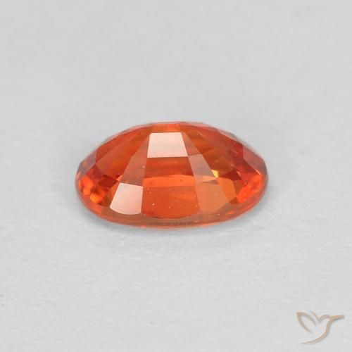 0.60克拉天然蓝宝石，椭圆形，VS