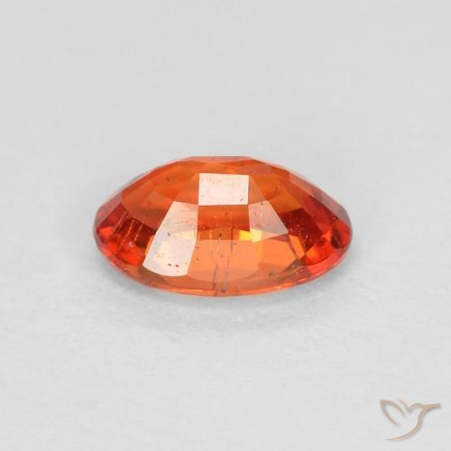 0.65克拉天然蓝宝石，椭圆形，VS