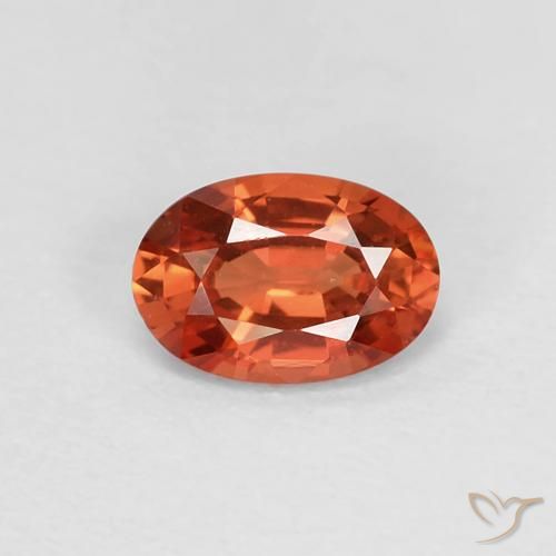0.57ct 天然 中红 蓝宝石, 椭圆形, VVS