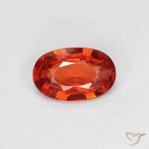 0.47ct 天然 中红 蓝宝石, 椭圆形, VVS