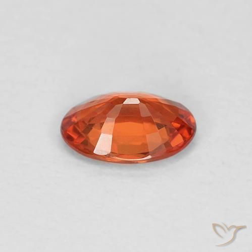 0.49克拉天然蓝宝石，椭圆形，VVS