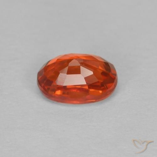 0.67克拉天然蓝宝石，椭圆形，VVS