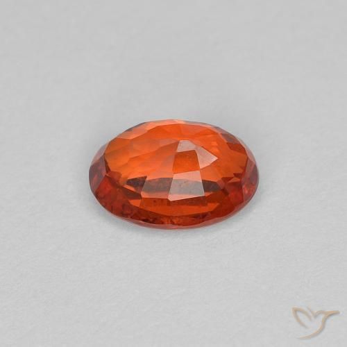0.63克拉天然蓝宝石，椭圆形，VS