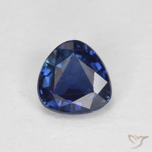 0.45ct 天然 暮光蓝 蓝宝石, 胖三角形, VVS-VS