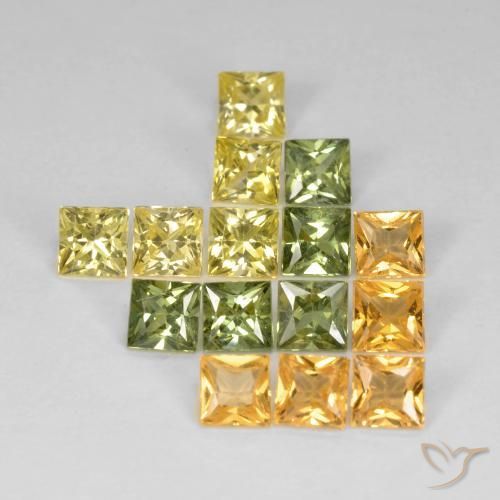 3.65克拉天然蓝宝石，正方形，VS