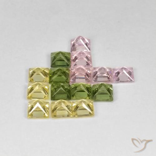 3.68克拉天然蓝宝石，正方形，VS