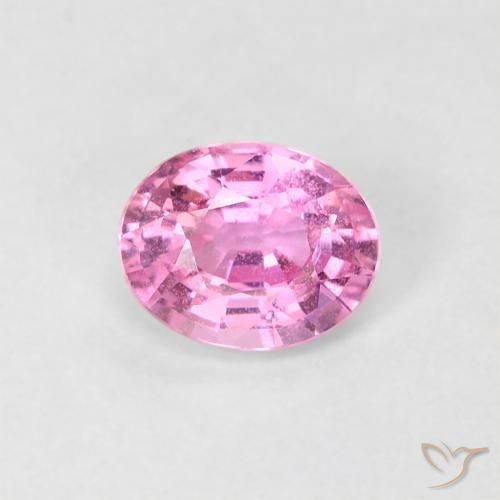 0.54ct 天然 深粉色 蓝宝石, 椭圆形, VS