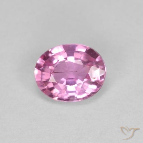0.46ct 天然 深粉色 蓝宝石, 椭圆形, VS