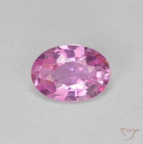 0.48ct 天然 深粉色 蓝宝石, 椭圆形, VS