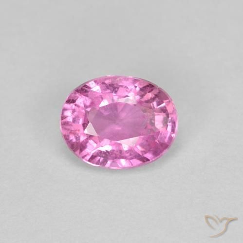 0.45ct 天然 中粉红色 蓝宝石, 椭圆形, VS