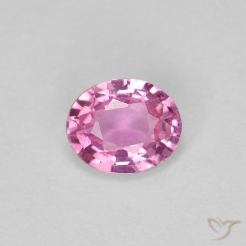 0.37ct 天然 中粉红色 蓝宝石, 椭圆形, VVS-VS