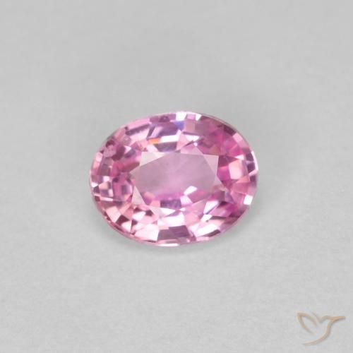 0.38ct 天然 皇家紫粉色 蓝宝石, 椭圆形, VS