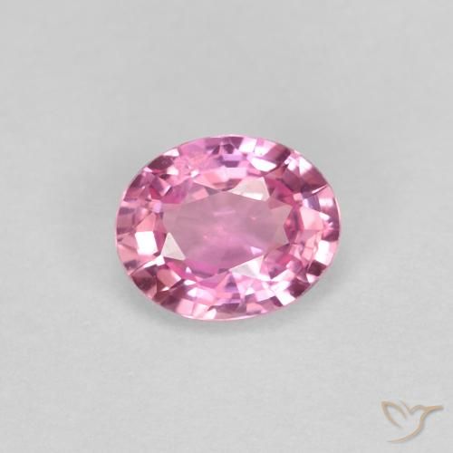 0.49ct 天然 皇家紫粉色 蓝宝石, 椭圆形, VS
